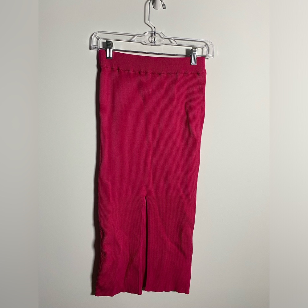 Zara Pink Midi Skirt